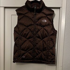 The North Face Dark Brown Quilted Vest